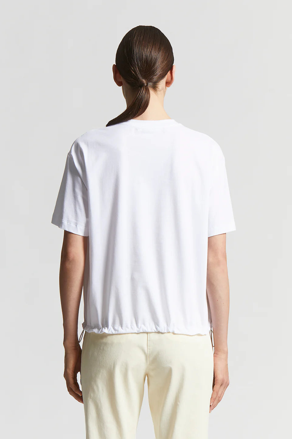 T-SHIRT JERSEY IN COTONE BIELASTICO