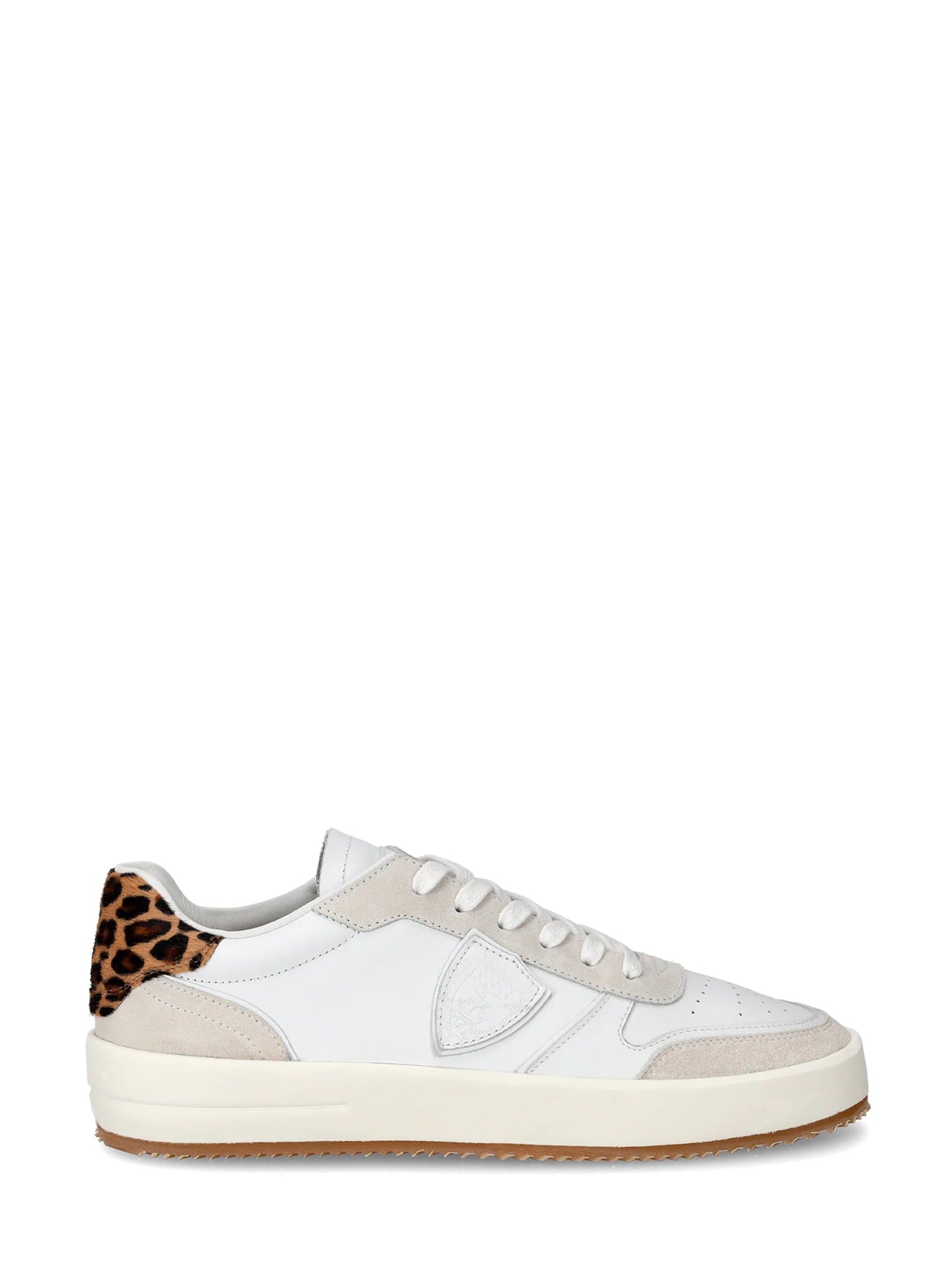 Sneaker Nice   bianco e animalier