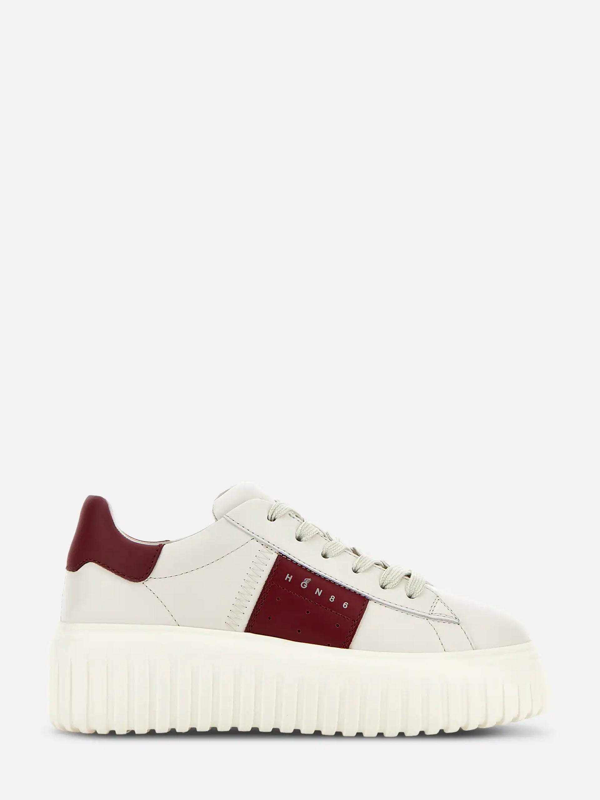 Sneakers Hogan H-Stripes Avorio Bordeaux