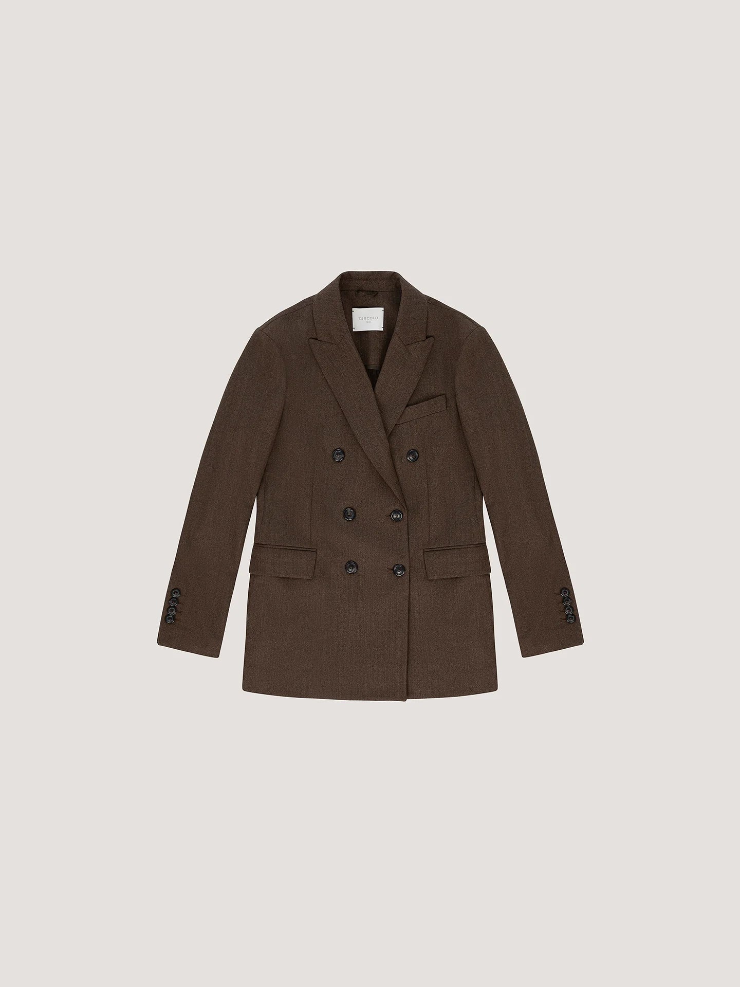 Giacca doppiopetto flannel bistretch