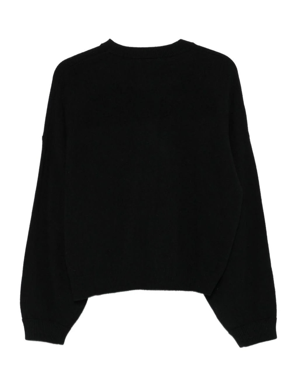 Cardigan bomber knit wool