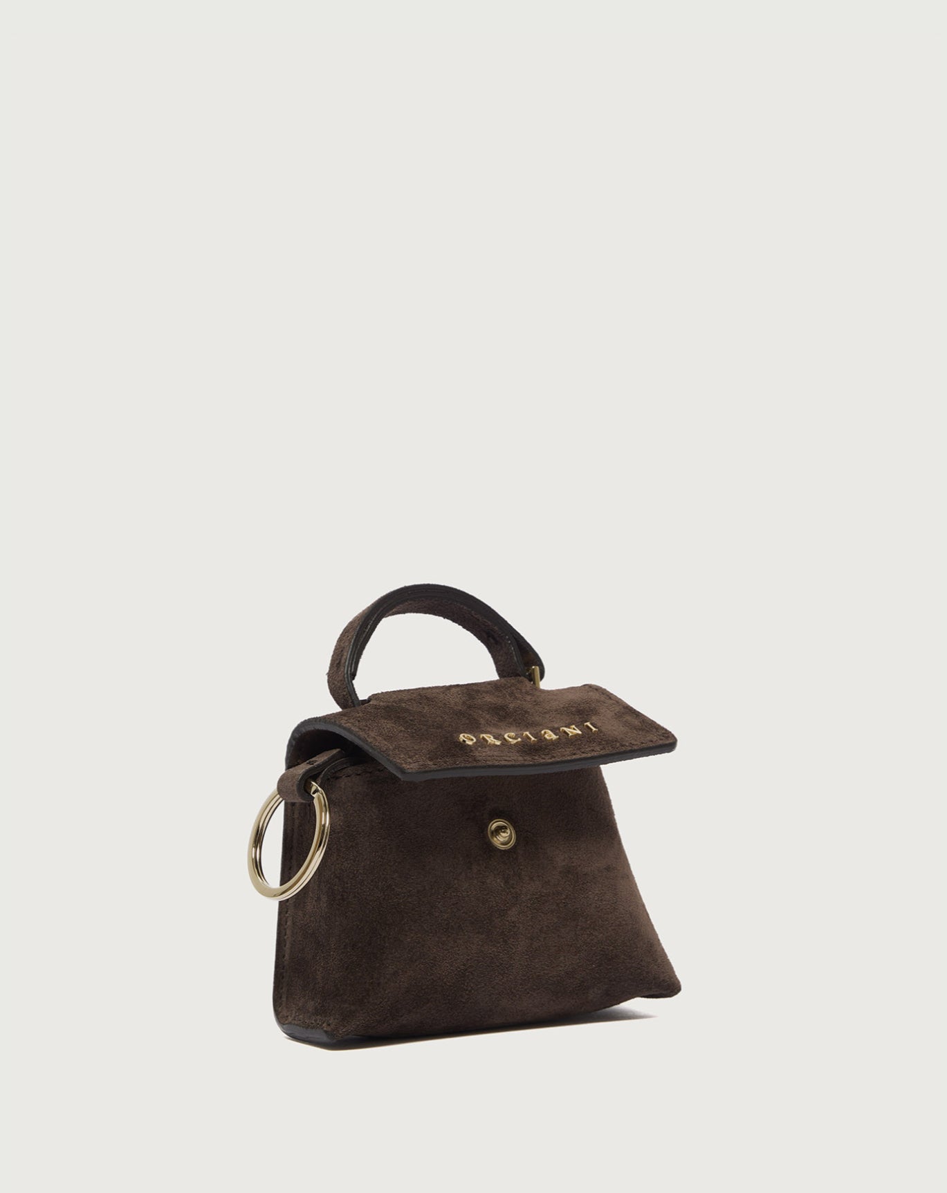 Charm Mini Sveva Peach in suede