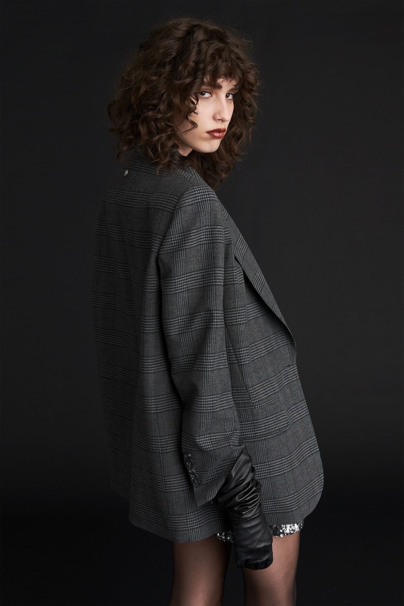 OVER JACKET DALIAH STONE CHECK