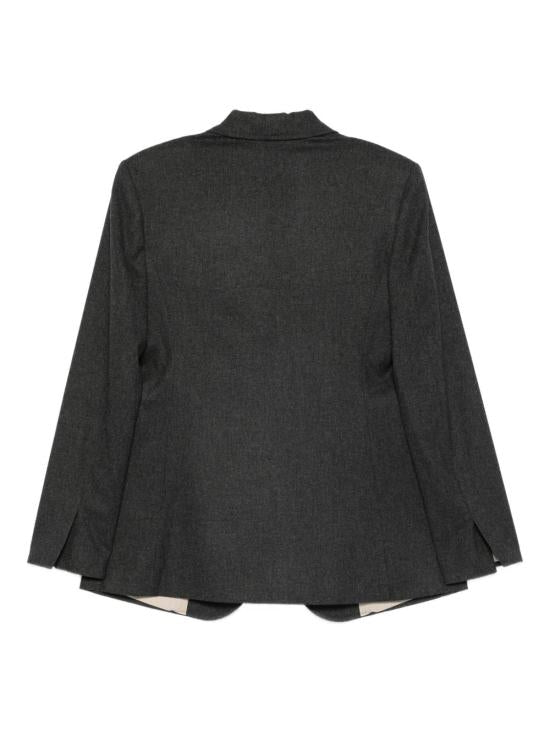 Blazer flanella monopetto