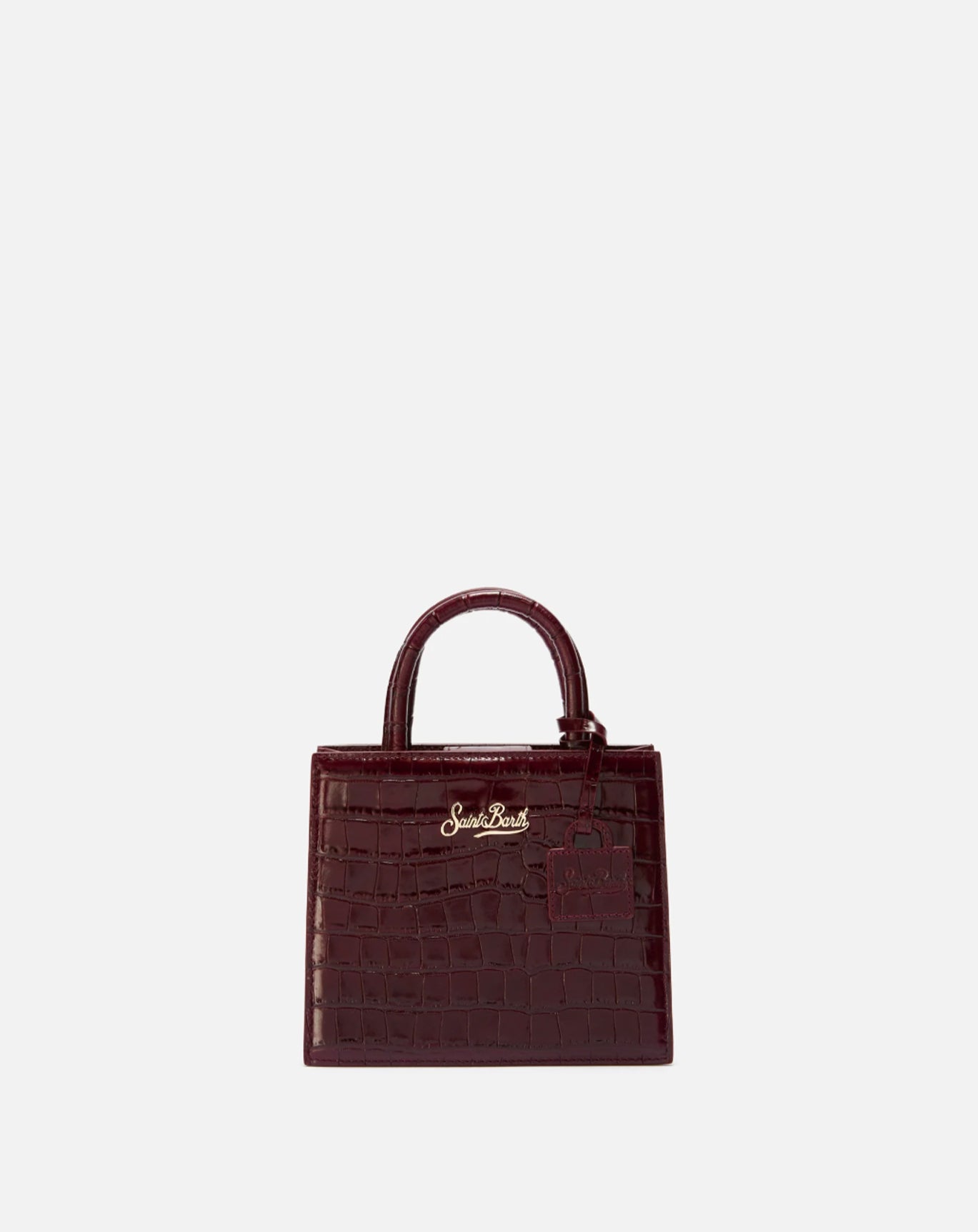 Borsa a mano Shop Bag Mini in pelle cocco