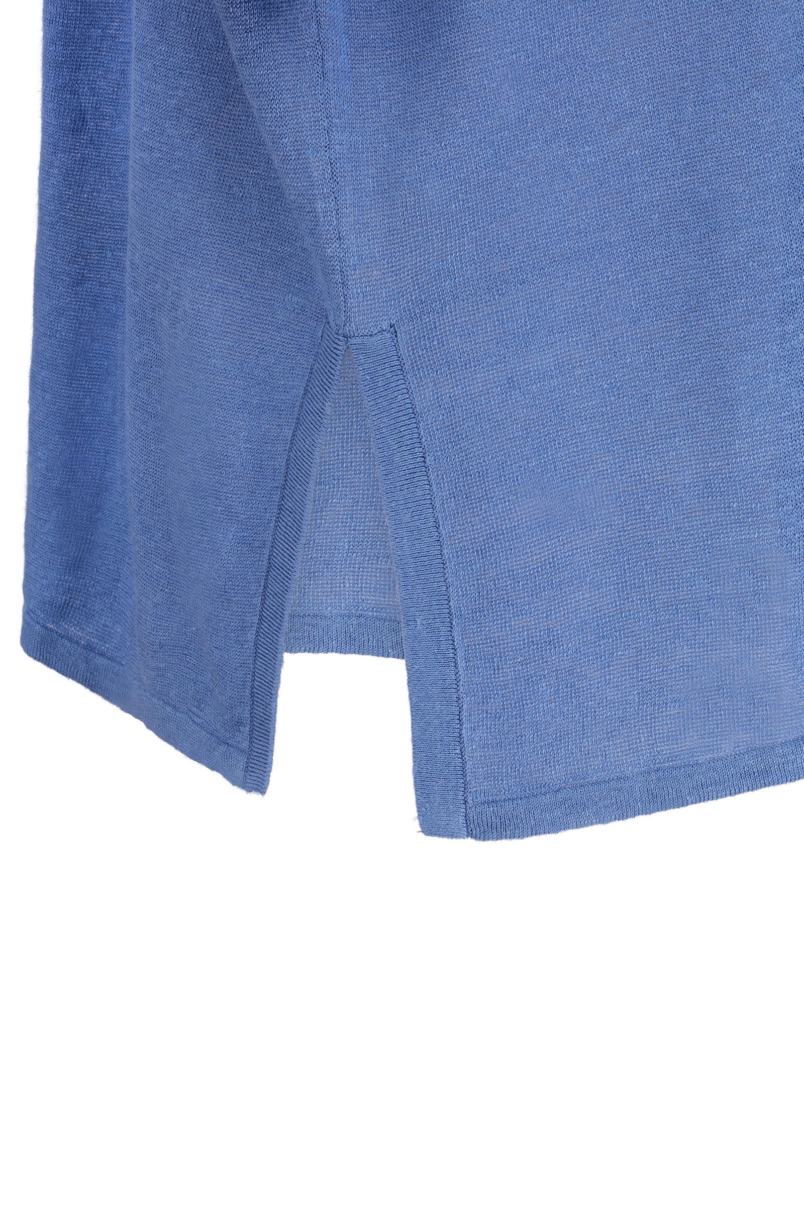 CAMICIA MANICA CORTA IN LINO CON CONTROPIEGO