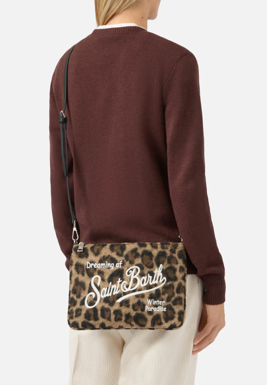 PARISIENNE MINI FELT LEOPARD