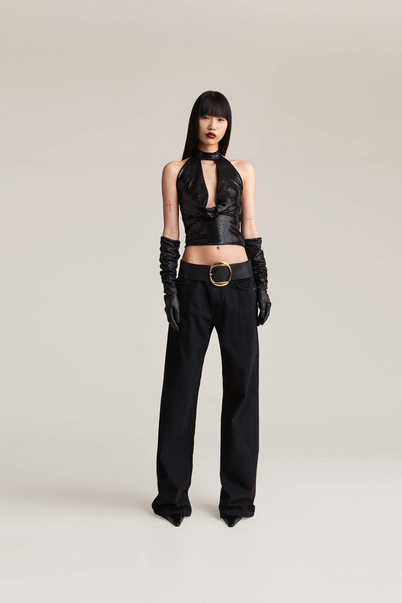 BAGGY SCARLET BLACK USED