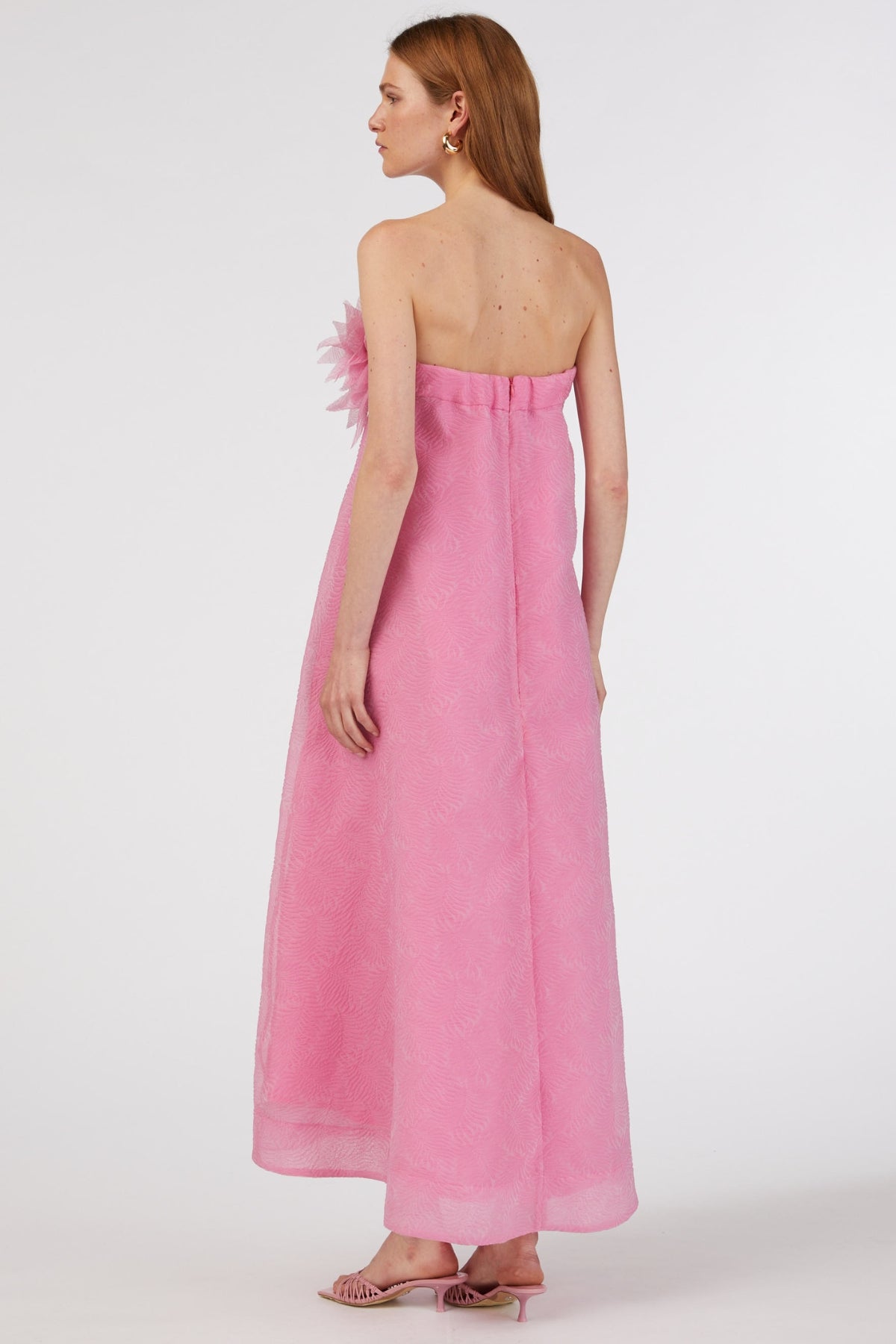 VESTITO MIDI ORGANZA