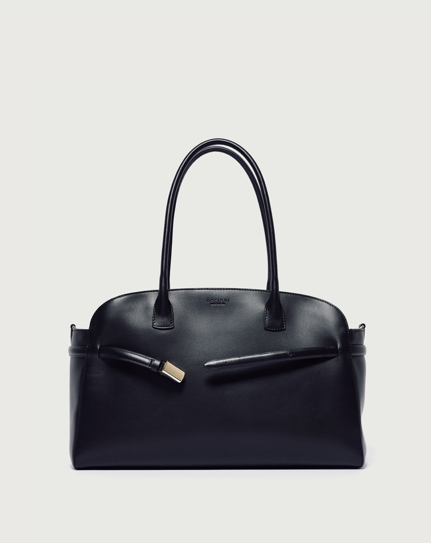 Borsa Aura Alba Large a spalla in pelle con tracolla