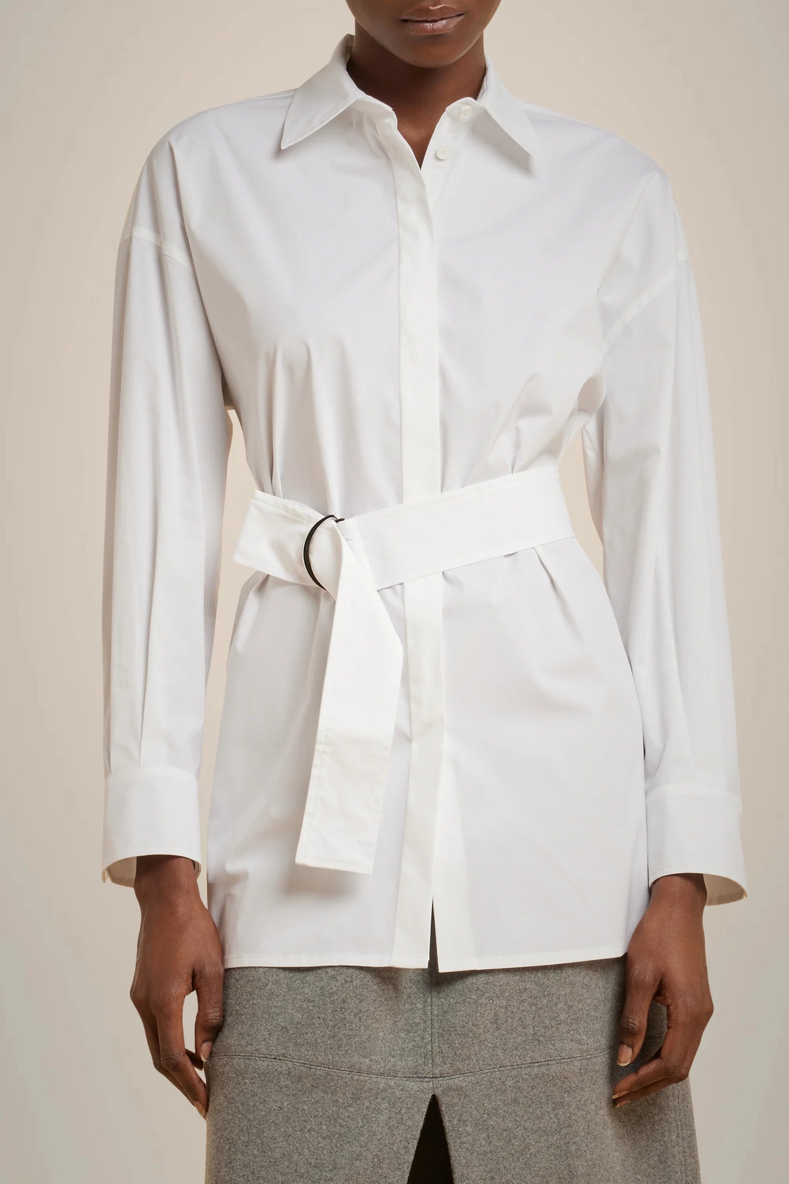 Camicia con Cintura Mini Abito