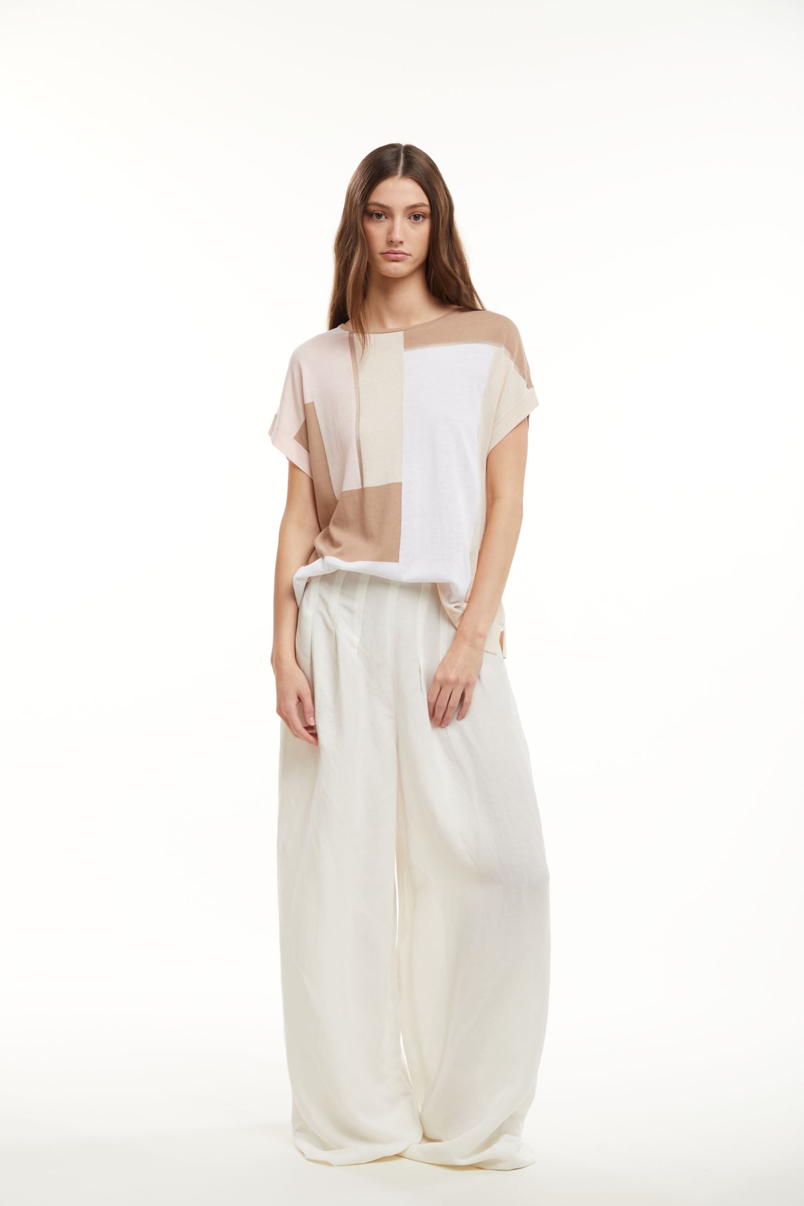 Maglia over smanicata