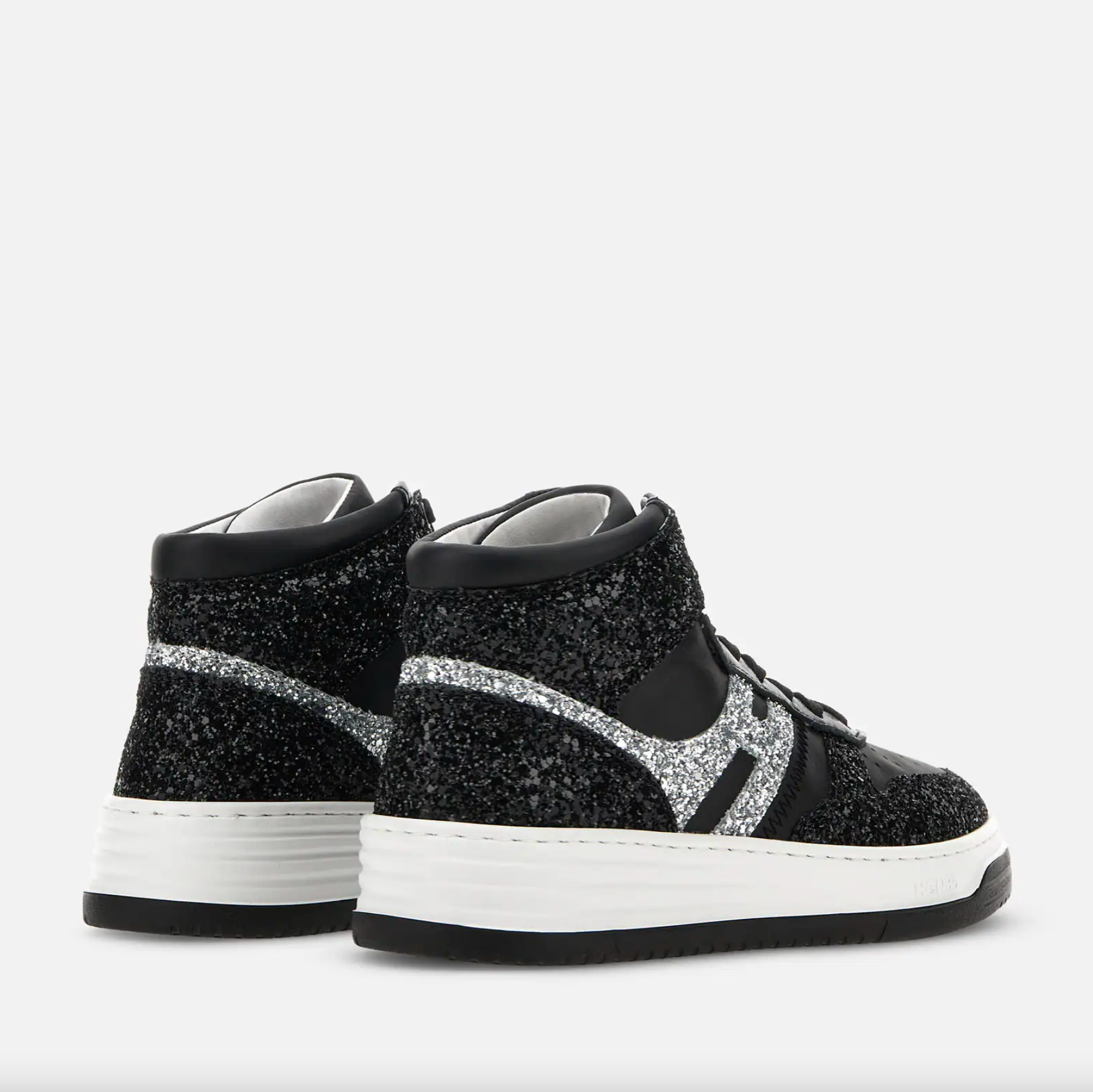 Sneakers High Top H630 Nero Argento