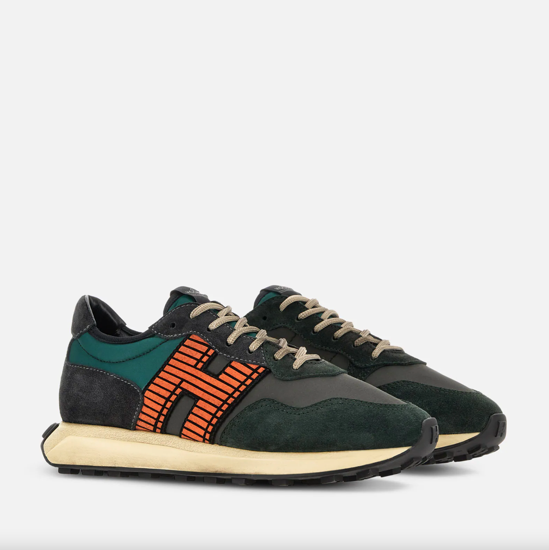 Sneakers H601 Blu Arancio Verde