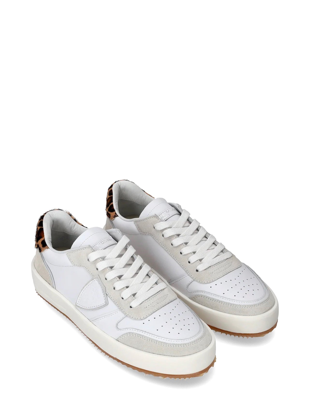 Sneaker Nice   bianco e animalier