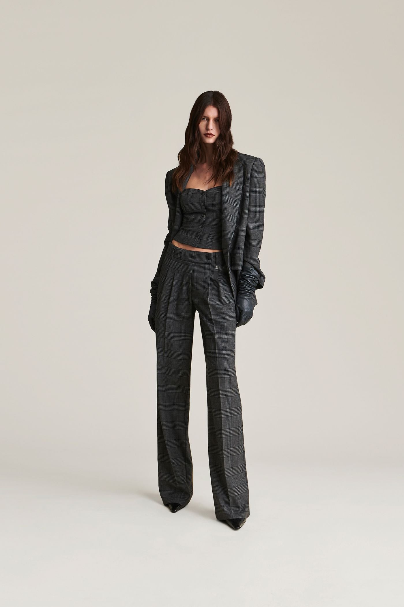 OVER JACKET DALIAH STONE CHECK