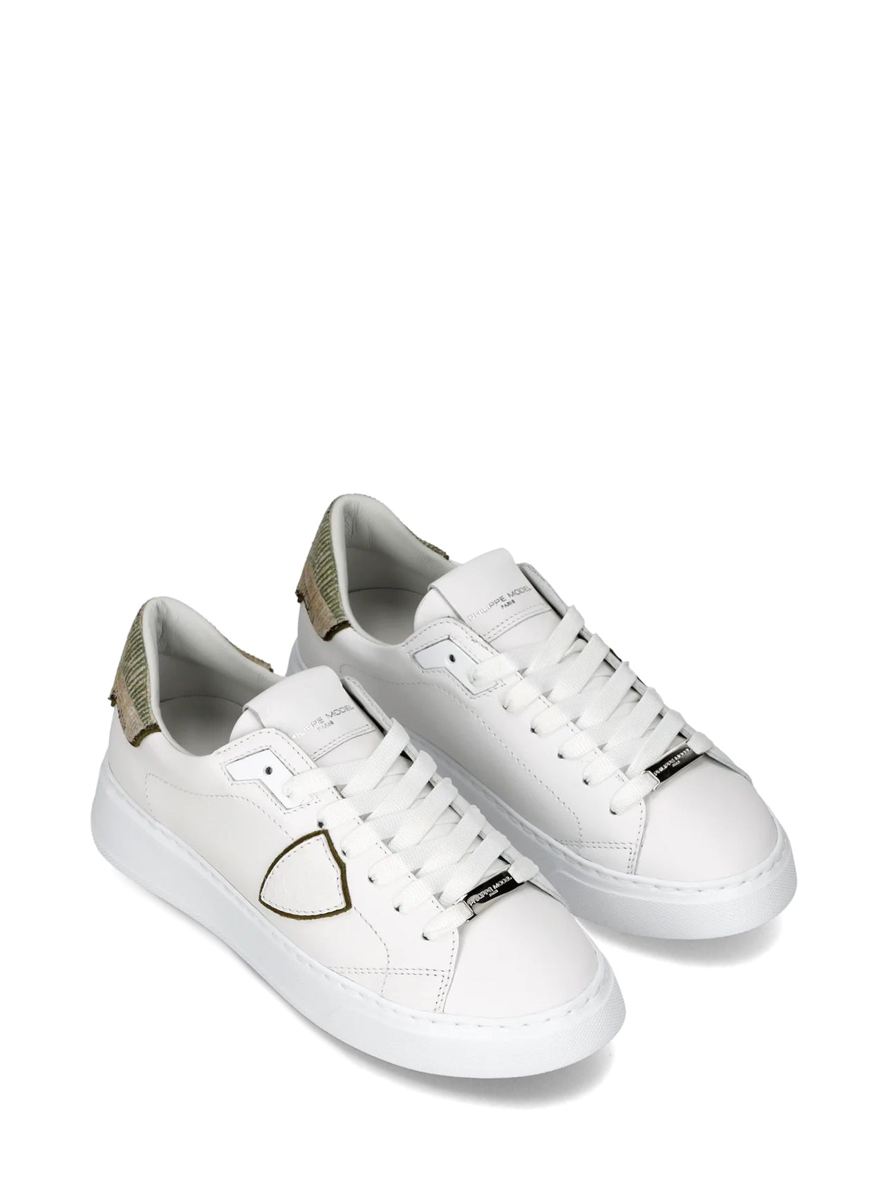 Sneakers Temple Donna, Bianco Camouflage