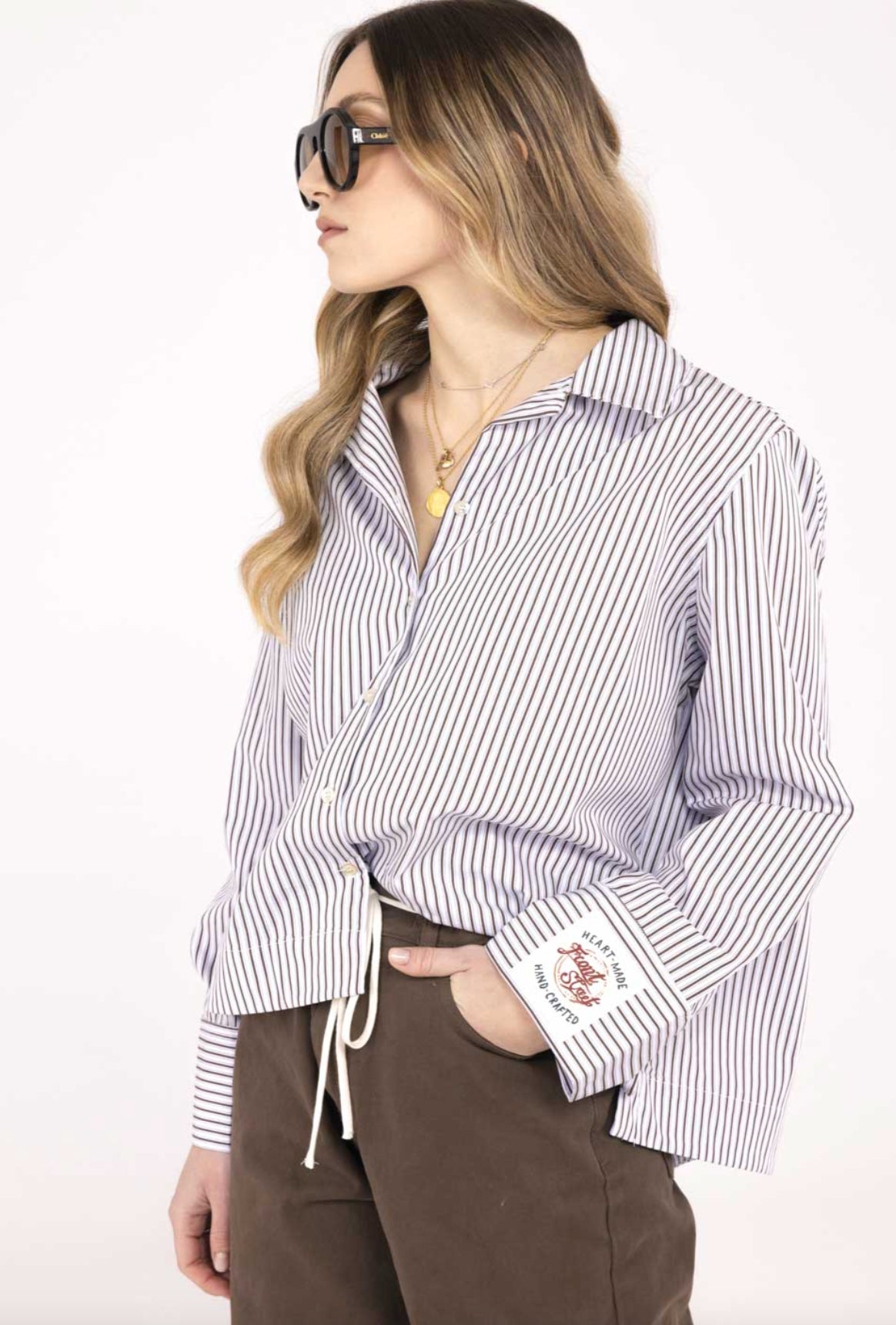 striped boxy shirt