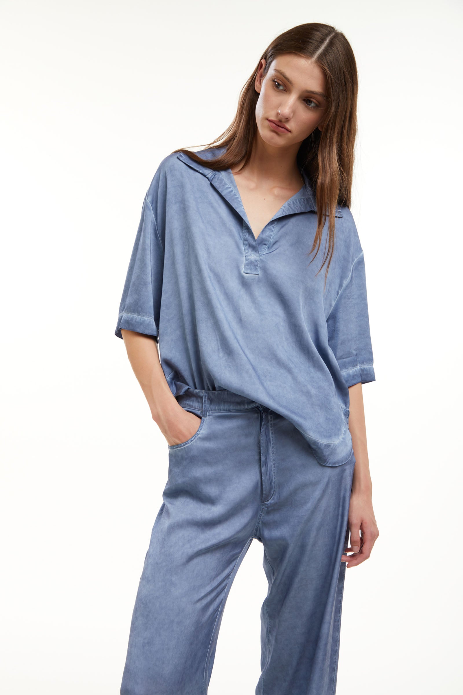 POLO EFFETTO JEANS