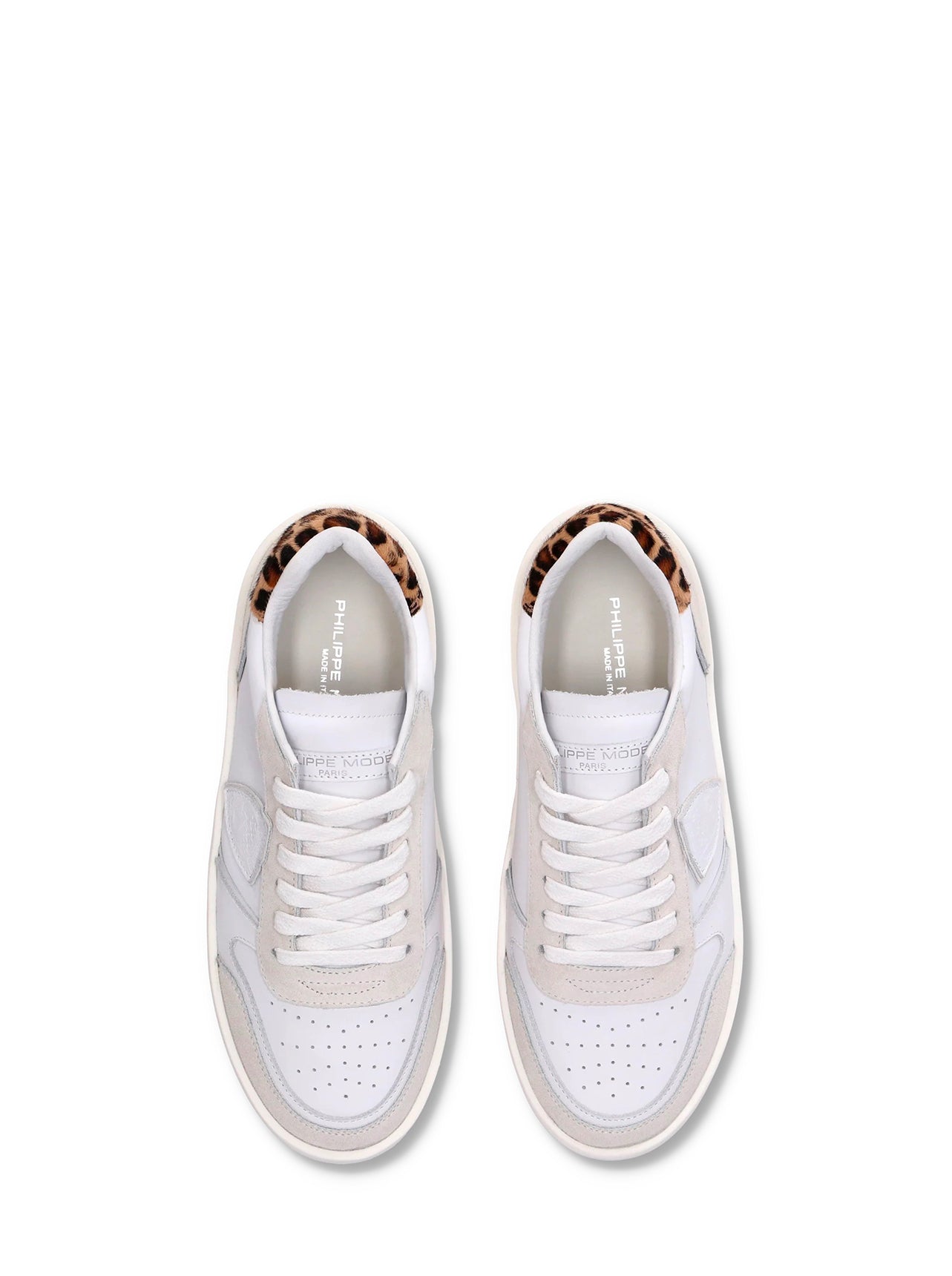 Sneaker Nice   bianco e animalier