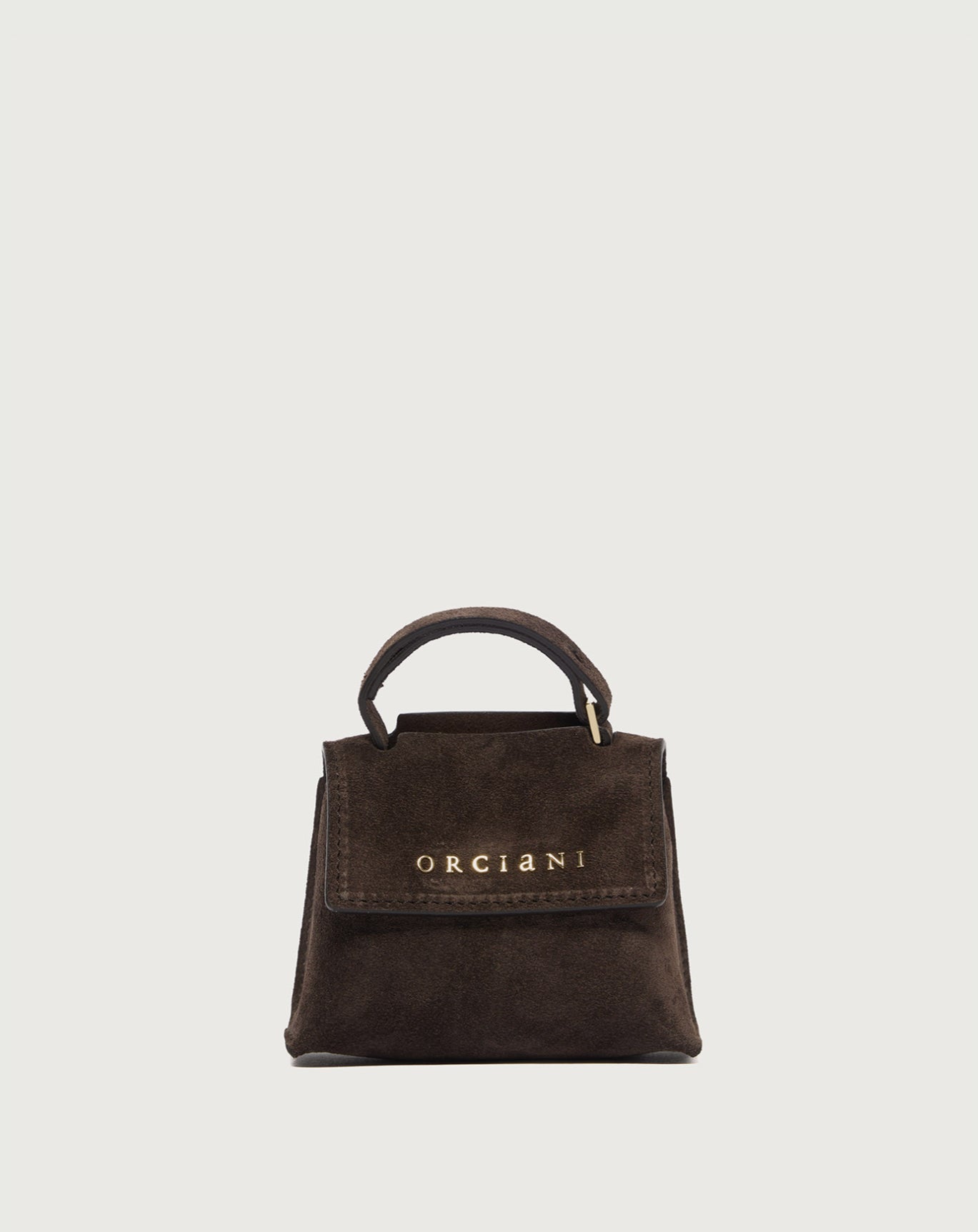 Charm Mini Sveva Peach in suede