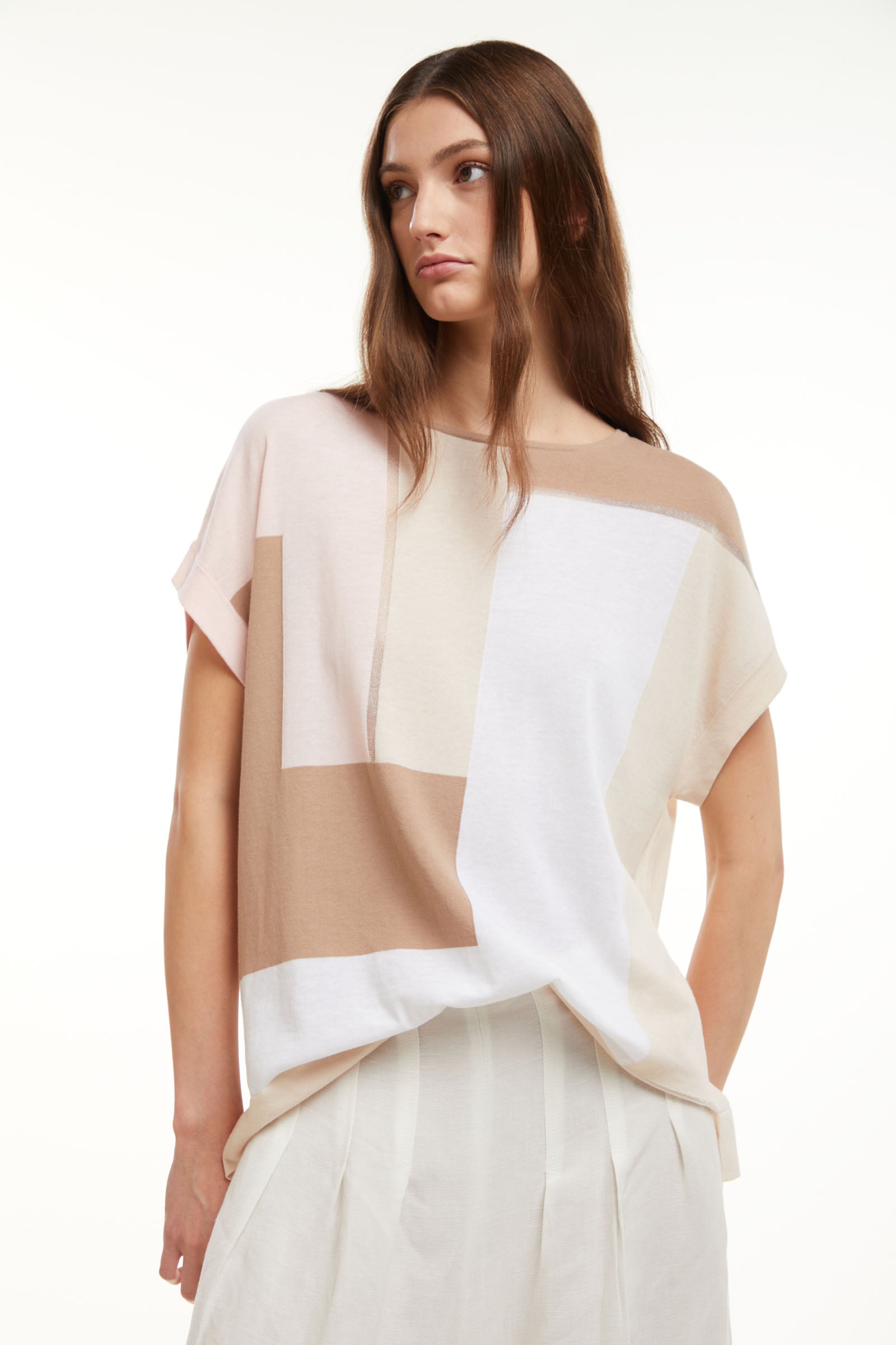 Maglia over smanicata