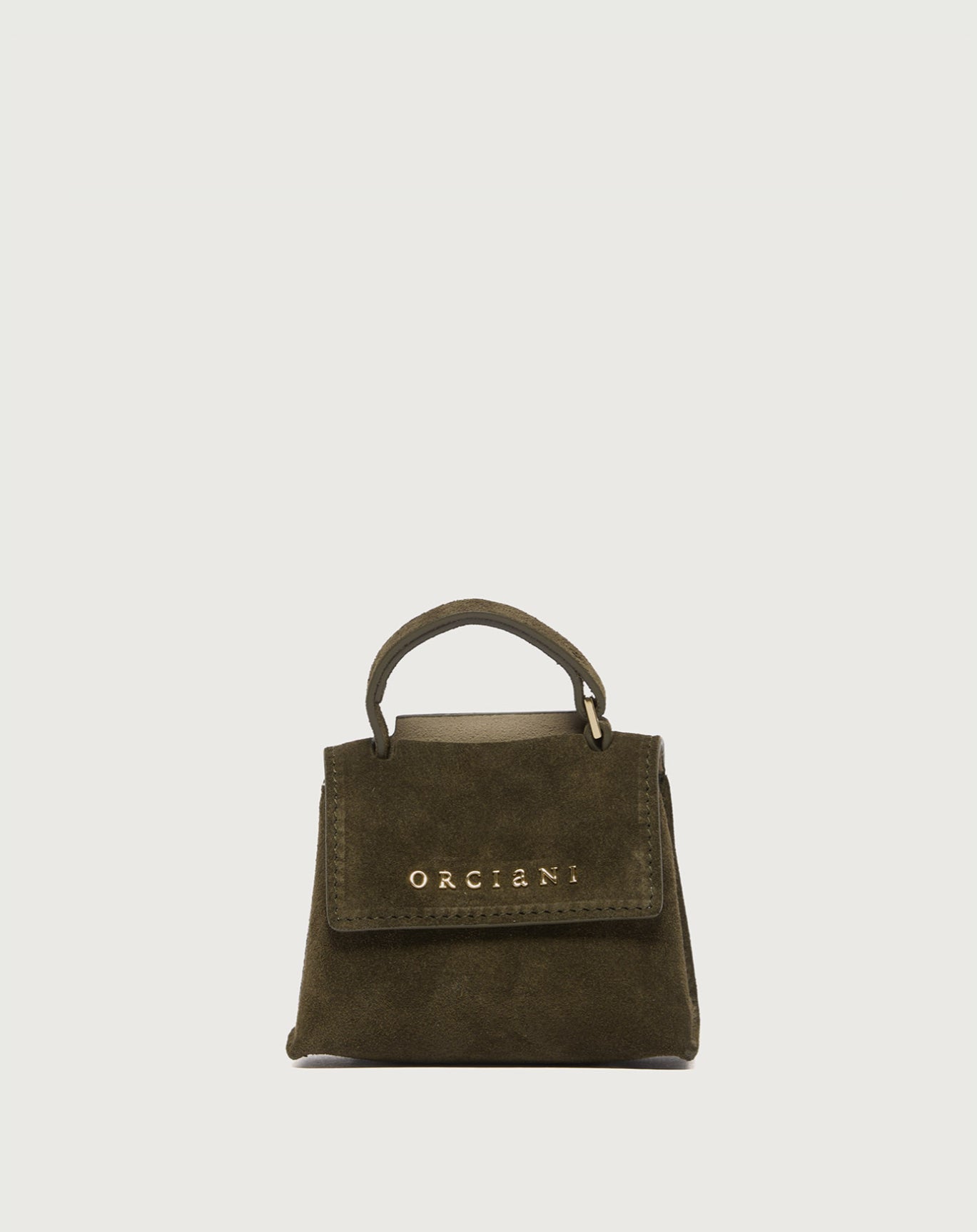 Charm Mini Sveva Peach in suede