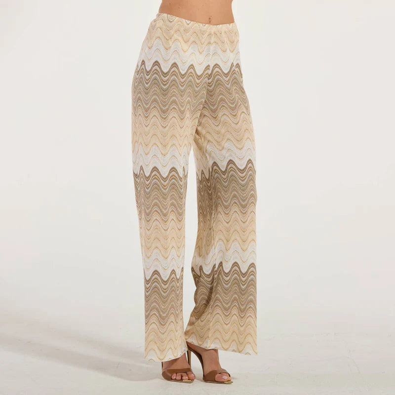 Pantaloni Amalia in maglia rascheL