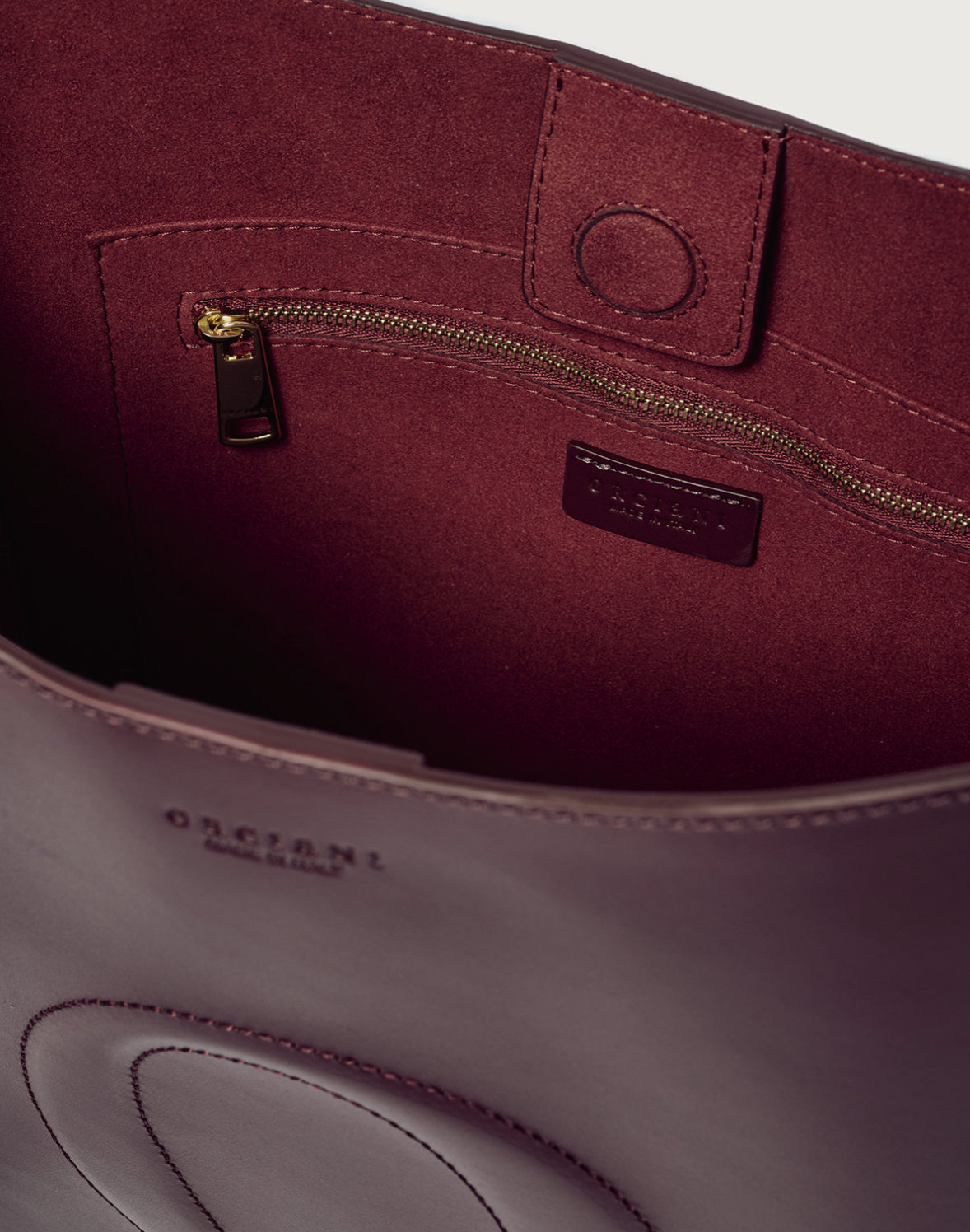 Borsa Her-O Alba Midi a spalla in pelle con tracolla