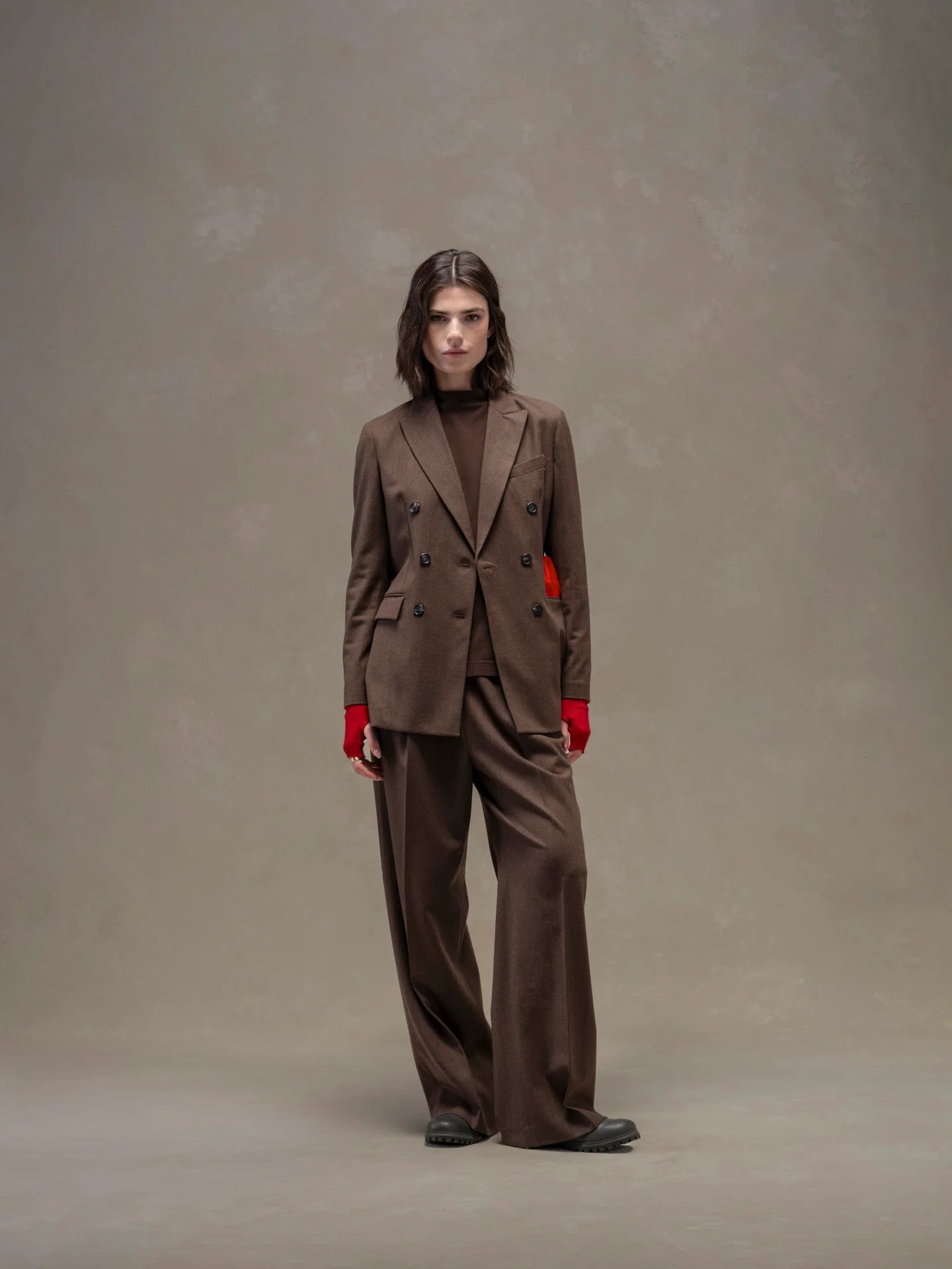 Giacca doppiopetto flannel bistretch