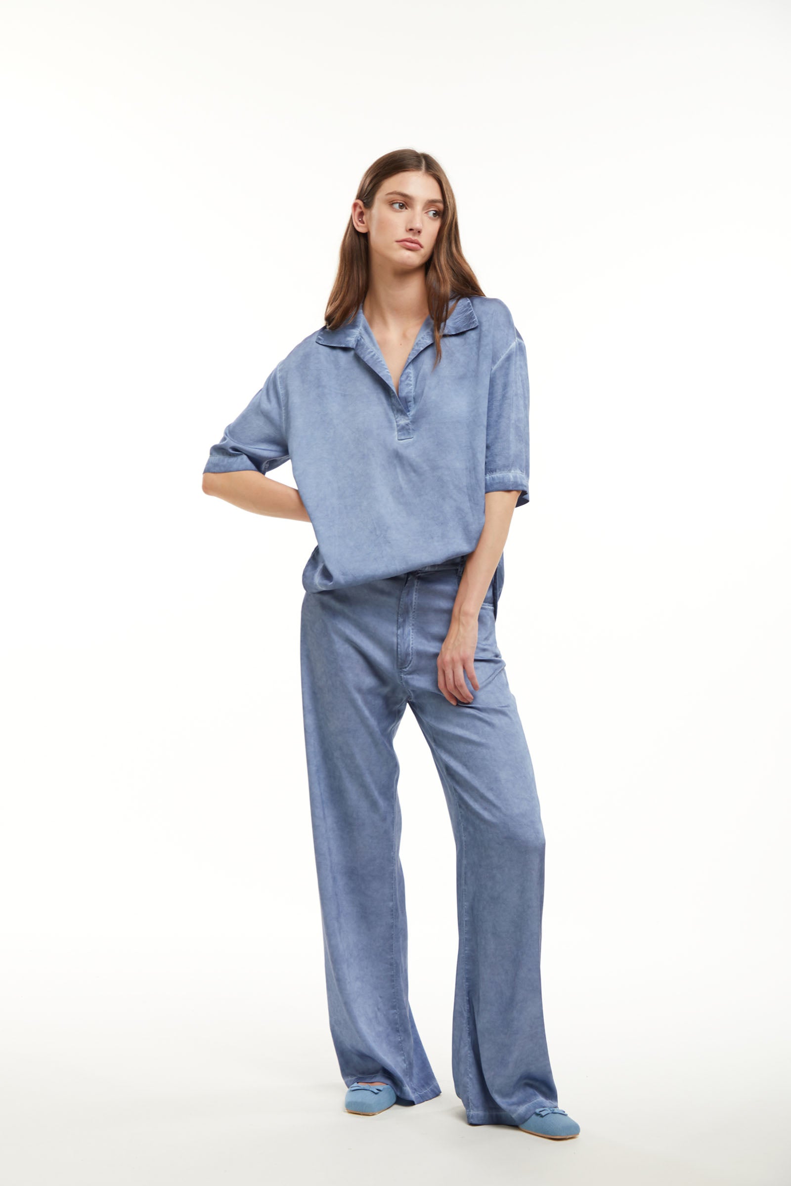 POLO EFFETTO JEANS