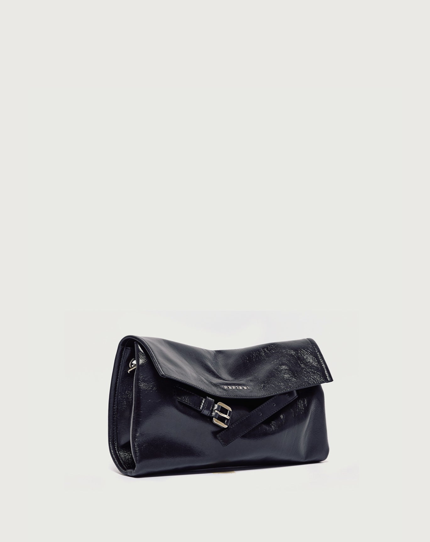 Borsa Venus Clutch Gotham a mano in pelle lucida