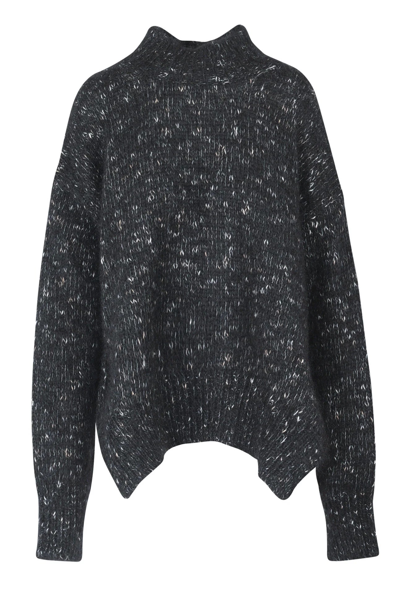 Maglia soft tricot collo alto