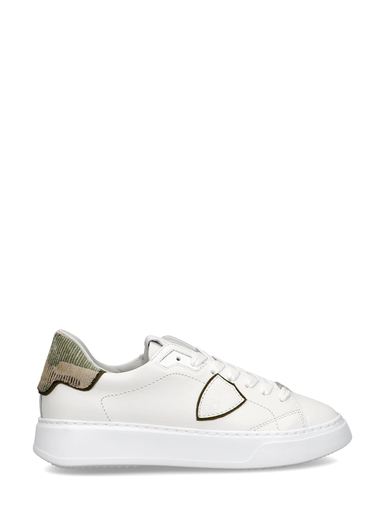 Sneakers Temple Donna, Bianco Camouflage