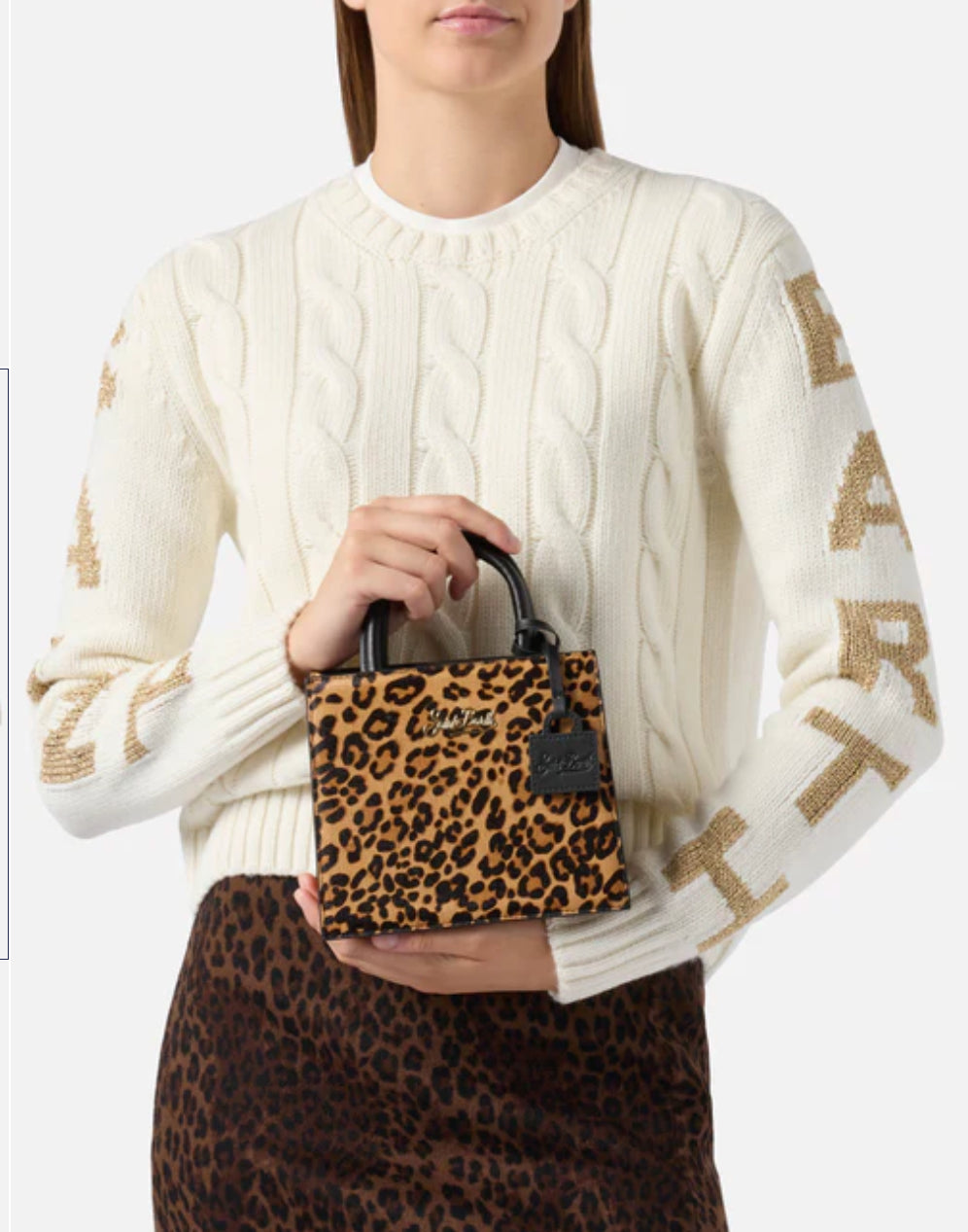 Shop Bag Mini in cavallino animalier