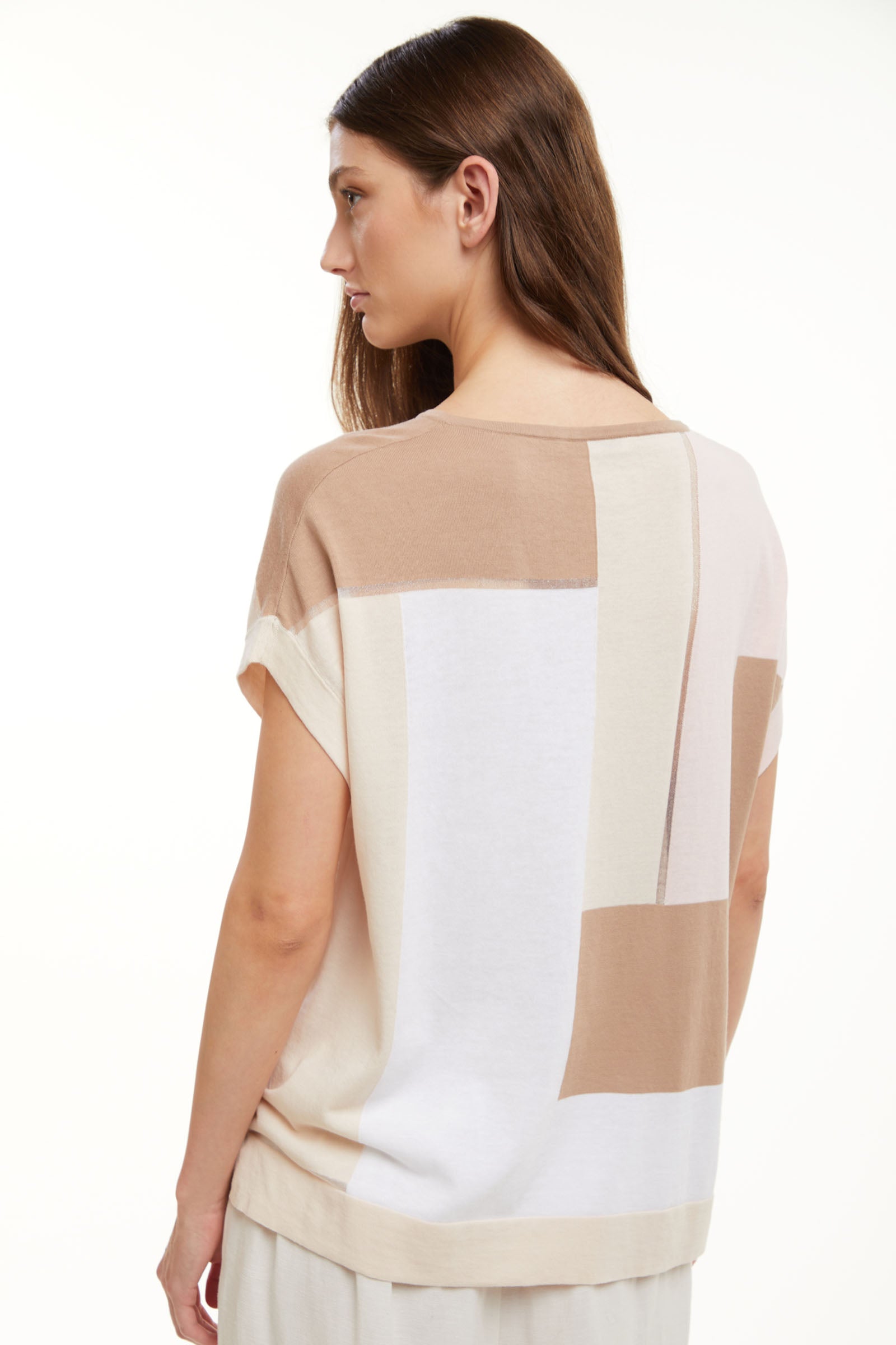 Maglia over smanicata